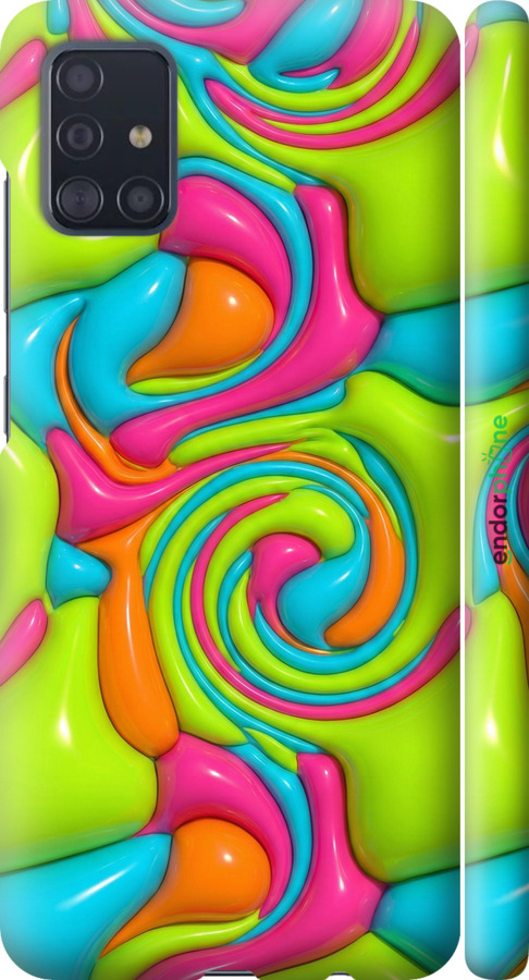 3D пластиковий матовий чехол Y2K Jelly Dream для Samsung Galaxy A51 2020 A515F - 6780m-1827 изображение 