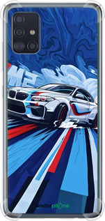 Силикон с усиленными углами чехол БМВ для Samsung Galaxy A51 2020 A515F - 6292sp-1827 изображение 