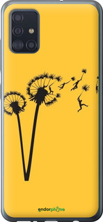 2D пластиковый чехол Минимализм одуванчики для Samsung Galaxy A51 2020 A515F - 6449t-1827 изображение 