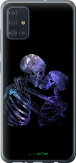 Силіконовий чехол Із зображенням скелета для Samsung Galaxy A51 2020 A515F - 6537u-1827 изображение 