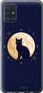 2D пластиковый чехол 'Cute Cat Celestial/Witchy' для Samsung Galaxy A51 2020 A515F изображение 3