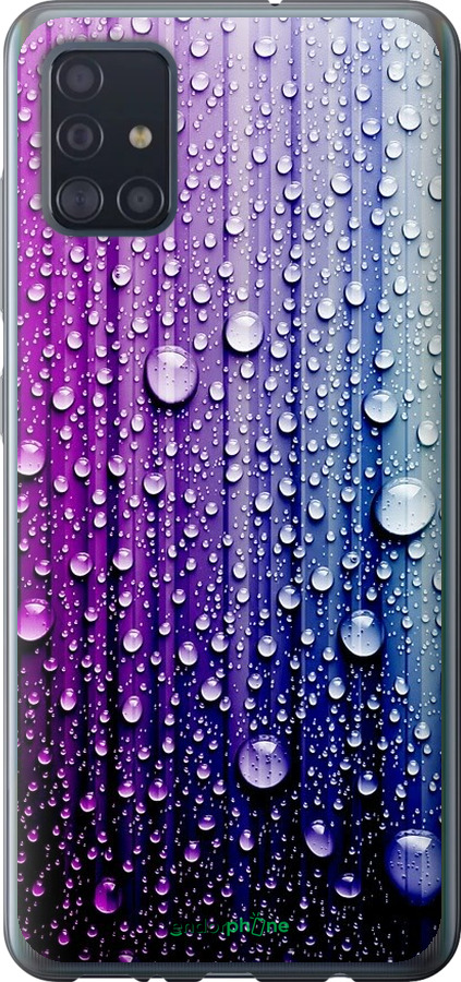 

Силіконовий чохол "Краплини води" для Samsung Galaxy A51 2020 A515F, Синій
