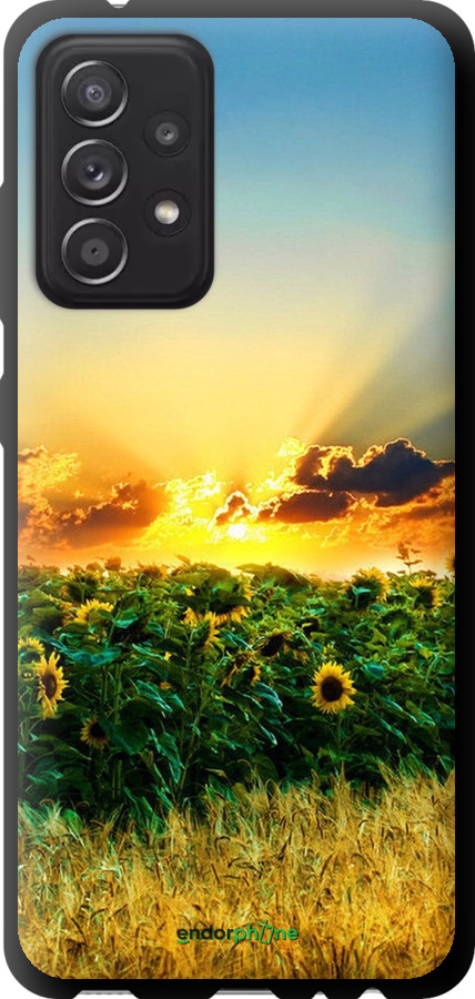 

TPU чорний чохол "Україна" для Samsung Galaxy A52