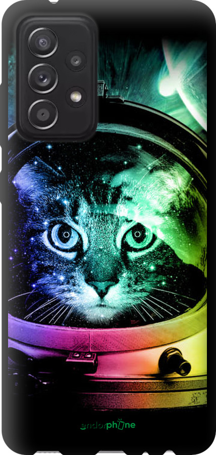 TPU чехол Кот-астронавт для Samsung Galaxy A52s 5G A528B - 4154b-2583 изображение 