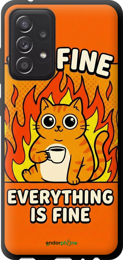TPU чехол Funny Cat для Samsung Galaxy A52s 5G A528B - 6786b-2583 изображение 