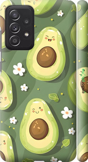 3D пластиковый матовый чехол Авокадо для Samsung Galaxy A52s 5G A528B - 6380m-2583 изображение 