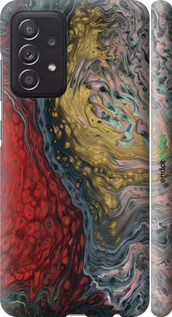 3D пластиковый матовый чехол С изображением абстрактной живописи для Samsung Galaxy A52s 5G A528B - 6530m-2583 изображение 