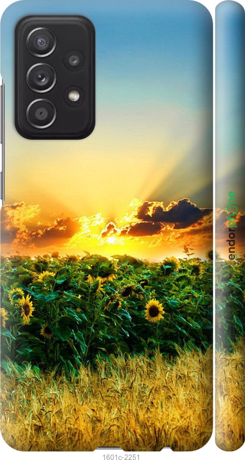 

3D пластиковий матовий чохол "Україна" для Samsung Galaxy A52