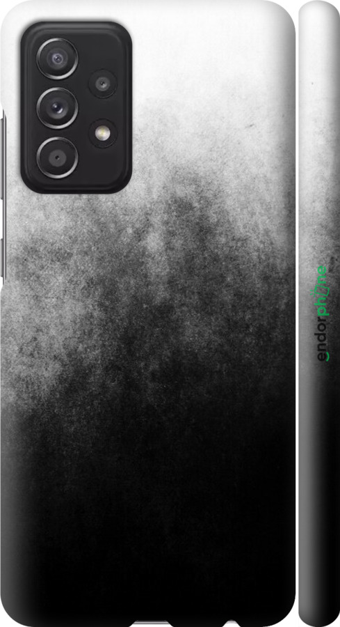 3D пластиковый матовый чехол Абстрактная композиция в серых тонах для Samsung Galaxy A52 - 6477m-2251 изображение 