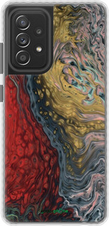 Чехол Bumper чехол С изображением абстрактной живописи для Samsung Galaxy A52s 5G A528B - 6530pc-2583 изображение 