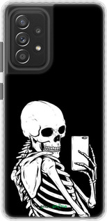 Чехол Bumper чехол Скелет делает Selfie для Samsung Galaxy A52s 5G A528B - 6535pc-2583 изображение 