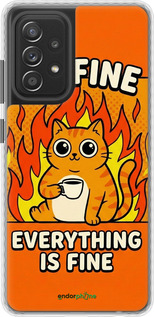 Чехол Bumper чехол Funny Cat для Samsung Galaxy A52s 5G A528B - 6786pc-2583 изображение 
