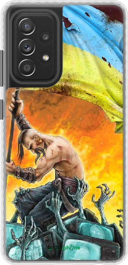

Чохол Bumper чохол "Сильна Україна" для Samsung Galaxy A52, Синій