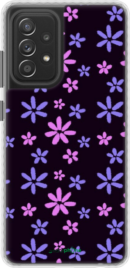 Чехол Bumper чехол с  цветами для Samsung Galaxy A52s 5G A528B - 6258pc-2583 изображение 