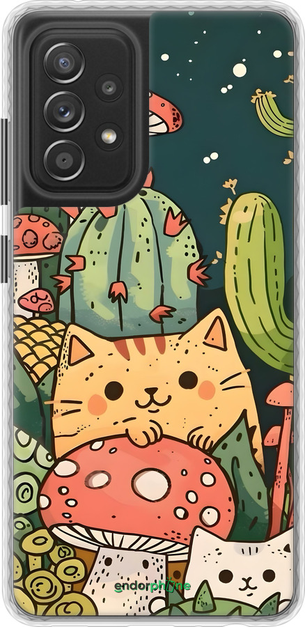 Чохол Bumper чехол Коти гриби для Samsung Galaxy A52s 5G A528B - 6321pc-2583 изображение 