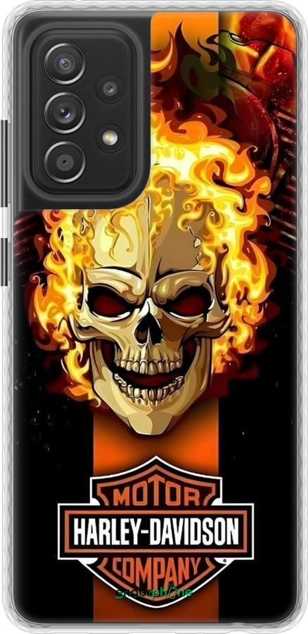 Чехол Bumper чехол Харлей девидсон для Samsung Galaxy A52s 5G A528B - 6370pc-2583 изображение 