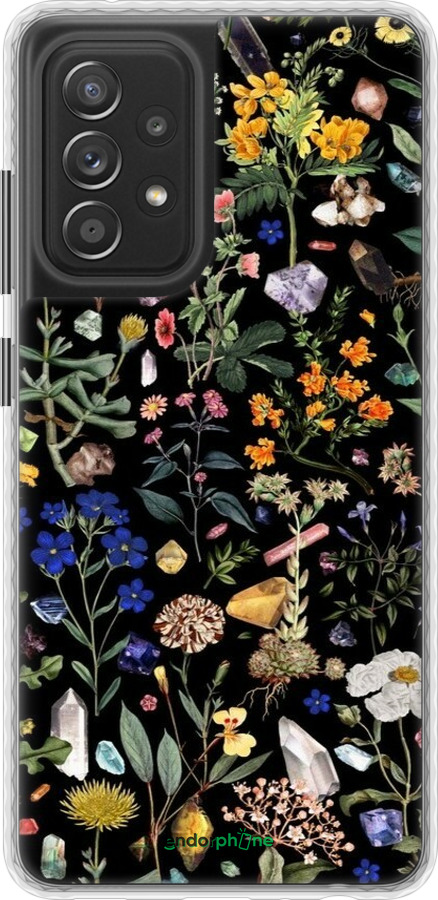 Чехол Bumper чехол С цветами для Samsung Galaxy A52s 5G A528B - 6422pc-2583 изображение 