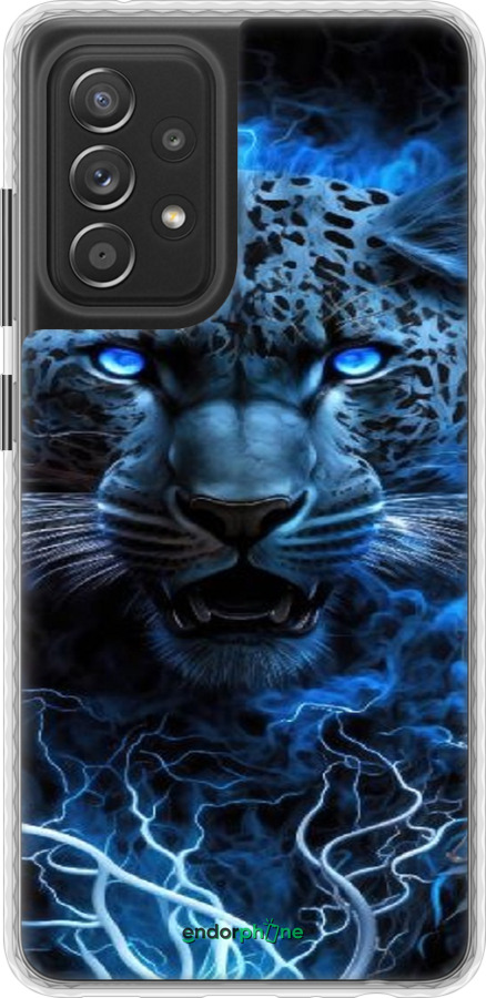 Чохол Bumper чехол Крижаний леопард для Samsung Galaxy A52 - 6460pc-2251 изображение 