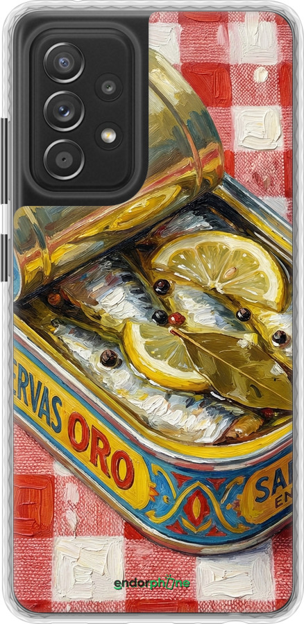 Чехол Bumper чехол Vintage Sardine Tin Phone для Samsung Galaxy A52s 5G A528B - 6772pc-2583 изображение 