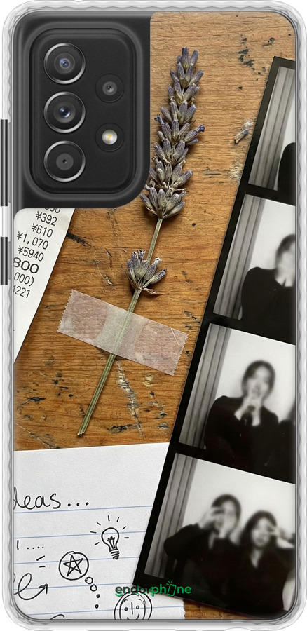 Чехол Bumper чехол Aesthetic Scrapbook Collage для Samsung Galaxy A52s 5G A528B - 6773pc-2583 изображение 
