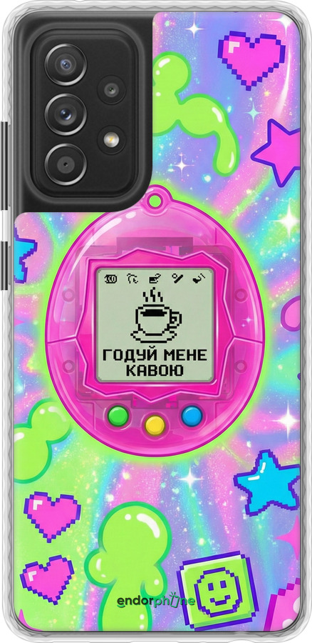 Чехол Bumper чехол Y2K Aesthetic Retro Pet: Годуй мене кавою для Samsung Galaxy A52s 5G A528B - 6784pc-2583 изображение 