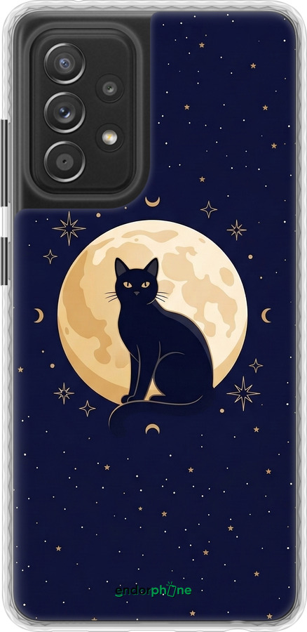 Чехол Bumper чехол Cute Cat Celestial/Witchy для Samsung Galaxy A52s 5G A528B - 6787pc-2583 изображение 