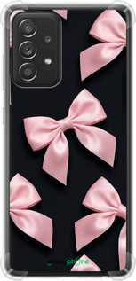 Силикон с усиленными углами чехол Coquette Ribbons Dark Coquette для Samsung Galaxy A52s 5G A528B - 6767sp-2583 изображение 