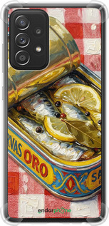 Силіконовий протиударний с посиленими кутами чехол Vintage Sardine Tin Phone для Samsung Galaxy A52 - 6772sp-2251 изображение 