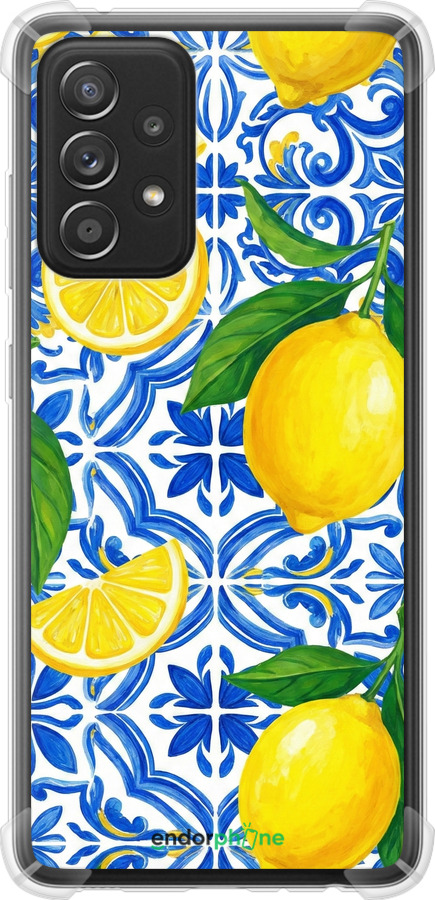 Силикон с усиленными углами чехол Grocery Girl Italian Summer для Samsung Galaxy A52 - 6766sp-2251 изображение 