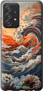 Силіконовий чехол Арт хвилі для Samsung Galaxy A52s 5G A528B - 6324u-2583 изображение 