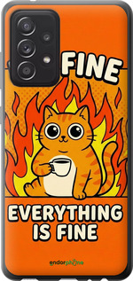 2D пластиковый чехол 'Funny Cat' для Samsung Galaxy A52 изображение 22