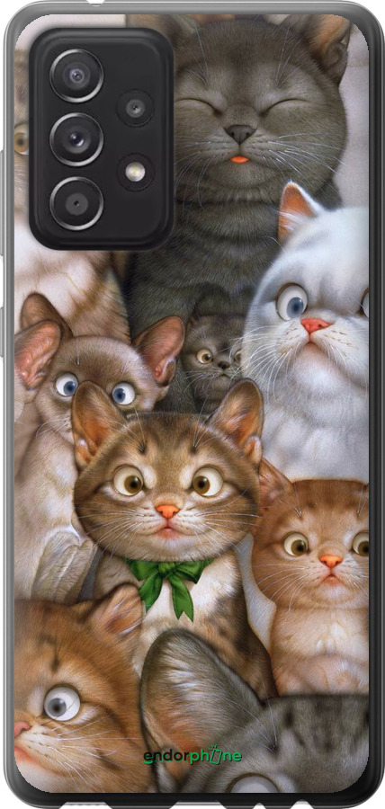 

2D пластиковий чохол "Коти" для Samsung Galaxy A52