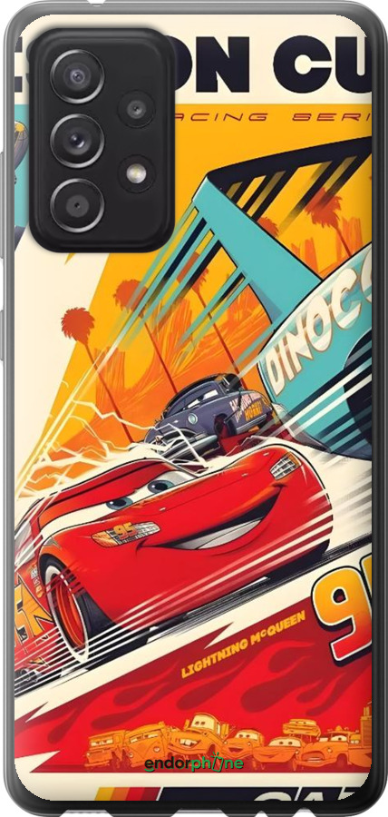 Силіконовий чехол Тачки для Samsung Galaxy A52s 5G A528B - 6288u-2583 изображение 