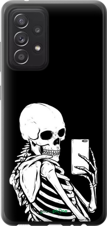 2D пластиковый чехол Скелет делает Selfie для Samsung Galaxy A52s 5G A528B - 6535t-2583 изображение 