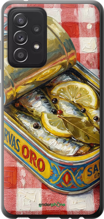 2D пластиковый чехол Vintage Sardine Tin Phone для Samsung Galaxy A52s 5G A528B - 6772t-2583 изображение 