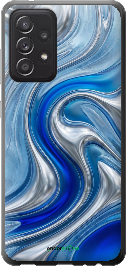 2D пластиковый чехол Liquid Chrome для Samsung Galaxy A52 - 6781t-2251 изображение 
