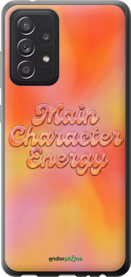 Силиконовый чехол Aura Gradient Main Character Energy Aesthetic Y2K для Samsung Galaxy A52 - 6783u-2251 изображение 