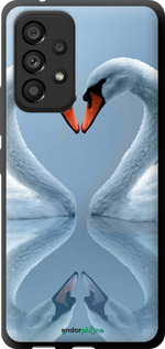 TPU чехол Лебеді для Samsung Galaxy A53 A536E - 6007b-2585 изображение 