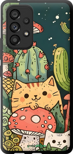 TPU чехол Коти гриби для Samsung Galaxy A53 A536E - 6321b-2585 изображение 