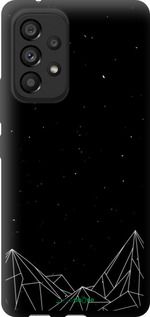 TPU чехол Чорно білі абстрактні гори для Samsung Galaxy A53 A536E - 6437b-2585 изображение 
