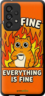 TPU чехол Funny Cat для Samsung Galaxy A53 A536E - 6786b-2585 изображение 