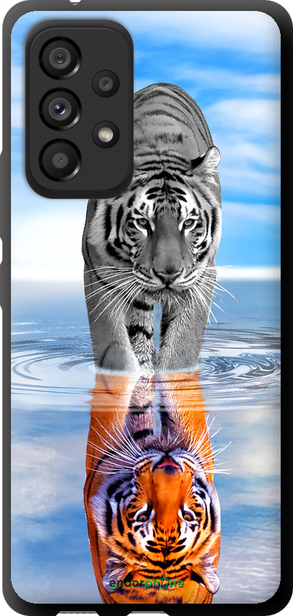 TPU чехол Тигр для Samsung Galaxy A53 A536E - 6016b-2585 изображение 