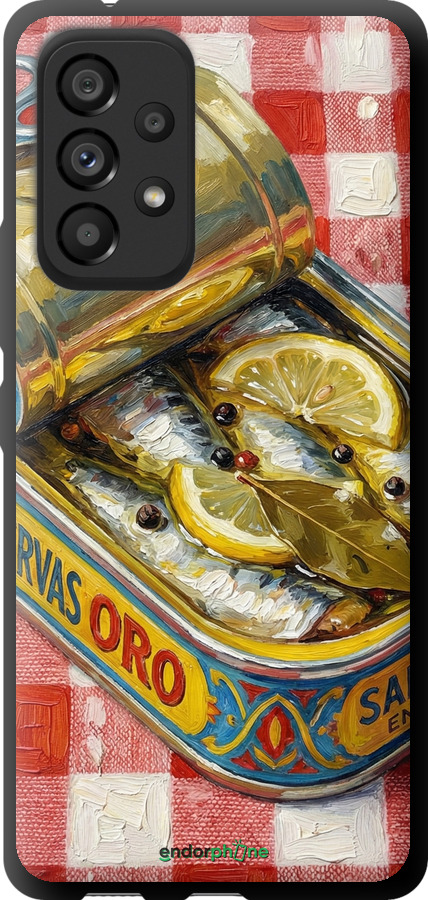 TPU чехол Vintage Sardine Tin Phone для Samsung Galaxy A53 A536E - 6772b-2585 изображение 