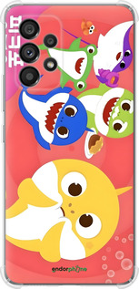 Силикон с усиленными углами чехол Бейби Шаркс для Samsung Galaxy A53 A536E - 6305sp-2585 изображение 