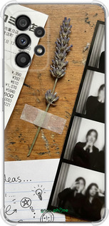 Силіконовий протиударний с посиленими кутами чехол Aesthetic Scrapbook Collage для Samsung Galaxy A53 A536E - 6773sp-2585 изображение 