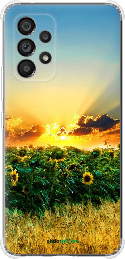 

Силіконовий протиударний с посиленими кутами чохол "Україна" для Samsung Galaxy A53 A536E