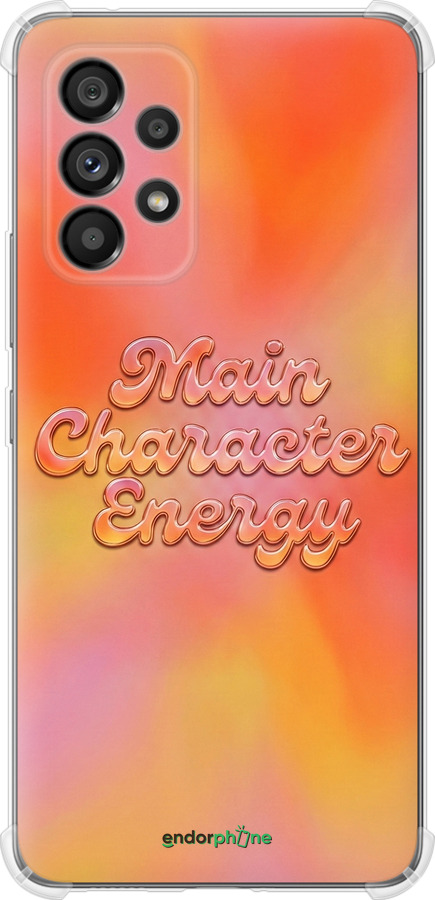 Силикон с усиленными углами чехол Aura Gradient Main Character Energy Aesthetic Y2K для Samsung Galaxy A53 A536E - 6783sp-2585 изображение 