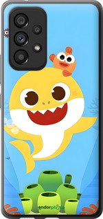 Силіконовий чехол Бейби Шарк для Samsung Galaxy A53 A536E - 6303u-2585 изображение 