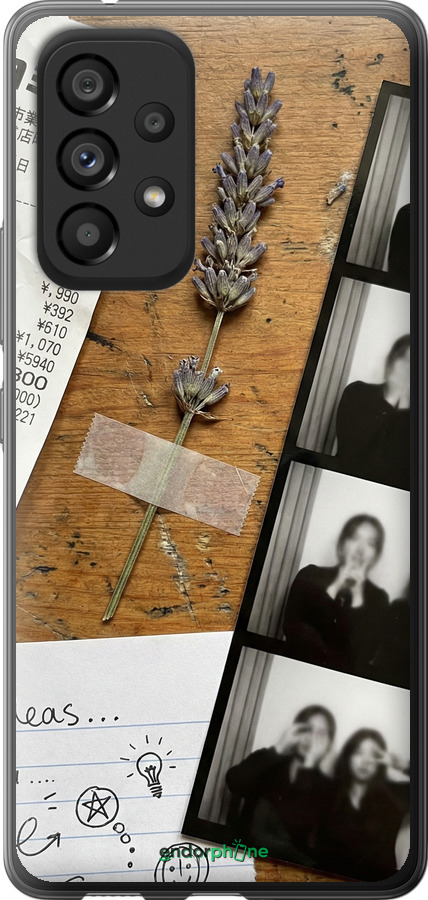 Силиконовый чехол Aesthetic Scrapbook Collage для Samsung Galaxy A53 A536E - 6773u-2585 изображение 