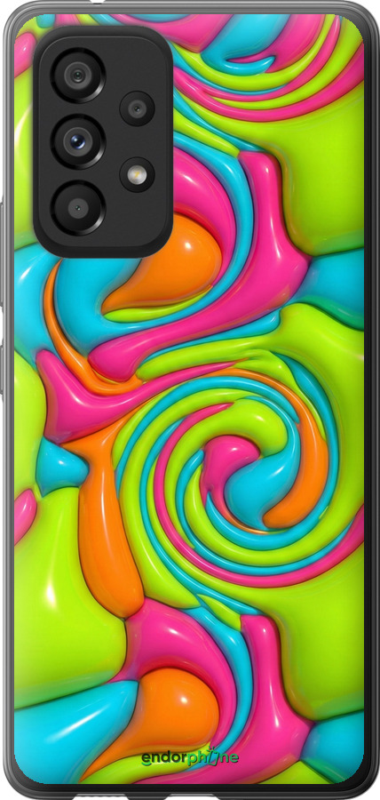 Силиконовый чехол Y2K Jelly Dream для Samsung Galaxy A53 A536E - 6780u-2585 изображение 